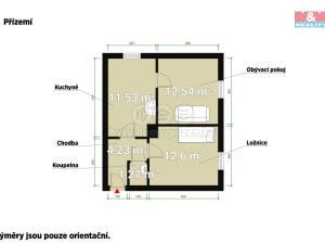Prodej rodinného domu, Srbice - Strýčkovice, 55 m2