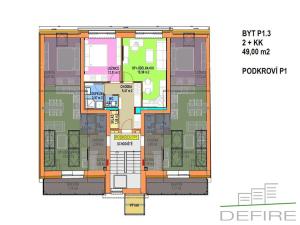 Prodej bytu 2+kk, Praha - Libeň, Světova, 49 m2