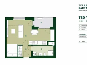 Prodej bytu 1+kk, Praha - Hlubočepy, Silurská, 44 m2