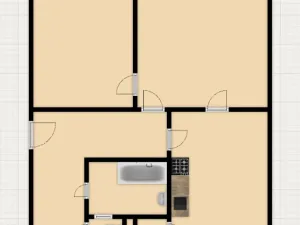Prodej bytu 2+1, Kynšperk nad Ohří, Zámečnická, 52 m2