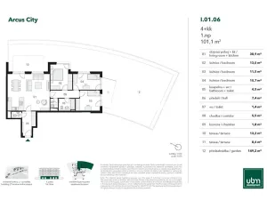 Prodej bytu 4+kk, Praha - Stodůlky, Bělohlávkova, 101 m2