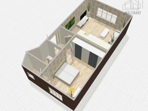 Pronájem bytu 2+kk, Praha - Smíchov, Ke Koulce, 51 m2