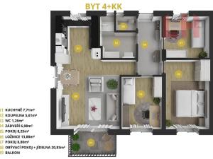 Prodej bytu 4+kk, Háj ve Slezsku, 80 m2