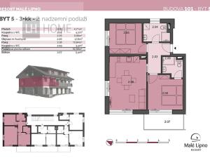 Prodej bytu 3+kk, Černá v Pošumaví, 52 m2