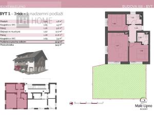Prodej bytu 3+kk, Černá v Pošumaví, 52 m2