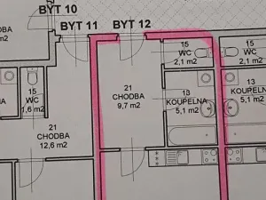 Prodej bytu 1+kk, Holubice, Lesní, 40 m2