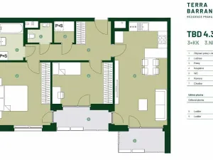 Prodej bytu 3+kk, Praha - Hlubočepy, Silurská, 80 m2