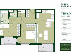 Prodej bytu 3+kk, Praha - Hlubočepy, Silurská, 81 m2