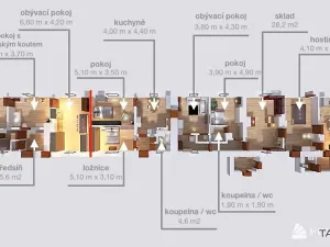 Prodej vícegeneračního domu, Chocenice, 280 m2