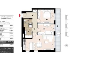 Prodej bytu 3+kk, Praha - Žižkov, Seifertova, 86 m2