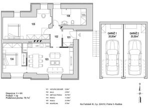 Prodej bytu 3+kk, Praha - Radlice, Na Farkáně III, 80 m2