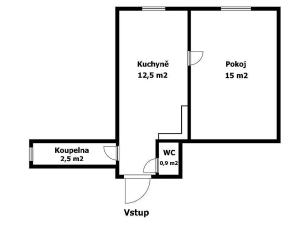 Prodej bytu 2+kk, Karlovy Vary - Drahovice, Boženy Němcové, 37 m2