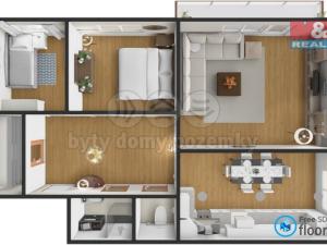 Pronájem bytu 3+1, Nové Město na Moravě, Hornická, 82 m2