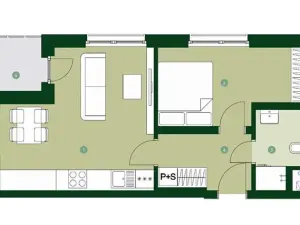 Prodej bytu 2+kk, Praha - Hlubočepy, Silurská, 45 m2