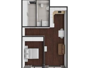 Pronájem bytu 2+kk, Brno - Veveří, Lidická, 5470 m2
