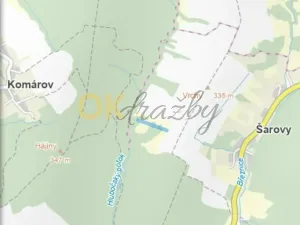 Dražba lesa, Šarovy, 11619 m2