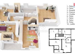 Prodej rodinného domu, Kamenice - Ládví, Lísková, 299 m2
