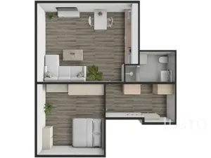 Pronájem bytu 2+kk, Bechyně, Soukenická, 44 m2