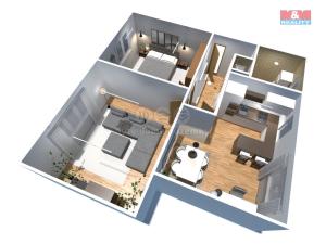 Prodej bytu 3+kk, Chomutov, Čechova, 65 m2