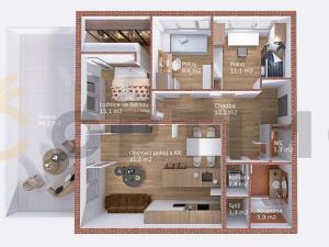 Prodej bytu 4+kk, Roztoky, Tyršovo nám., 143 m2