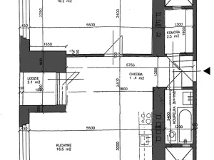 Prodej bytu 2+kk, Praha - Žižkov, Hartigova, 55 m2