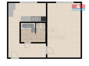 Pronájem bytu 1+1, Klášterec nad Ohří, Lípová, 40 m2