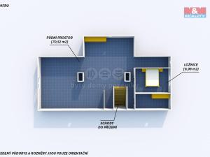 Prodej rodinného domu, Zbiroh, Bezručova, 77 m2