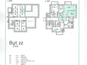 Prodej bytu 2+kk, Žacléř, J. A. Komenského, 50 m2