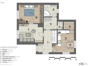 Prodej rodinného domu, Chotětov, Smetanova, 113 m2
