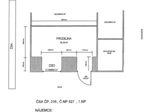 Pronájem obchodního prostoru, Hradec Králové, Československé armády, 11 m2