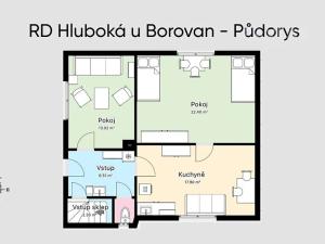 Prodej rodinného domu, Borovany, 71 m2
