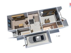 Pronájem rodinného domu, Praha - Klánovice, V jehličině, 250 m2