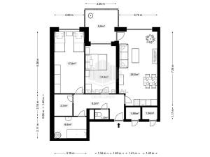 Prodej bytu 3+kk, Olomouc, Janského, 88 m2