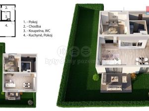 Prodej bytu 2+kk, Plzeň, Na Průhonu, 67 m2
