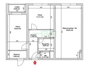 Prodej bytu 3+kk, Praha - Modřany, Levského, 65 m2