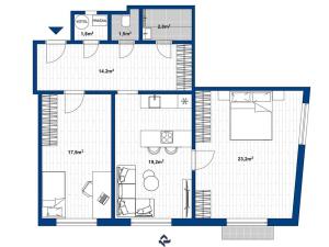 Prodej bytu 3+kk, Praha - Holešovice, Dukelských hrdinů, 82 m2