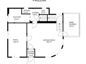 Prodej vily, Praha - Liboc, U kolejí, 130 m2