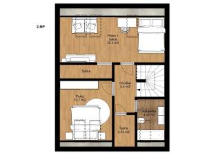 Prodej rodinného domu, Měšice, Žitná, 101 m2
