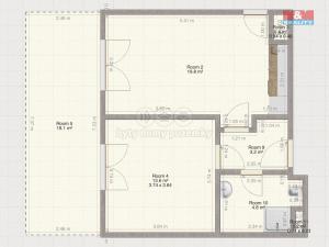 Pronájem bytu 2+kk, Plzeň, Safírová, 45 m2