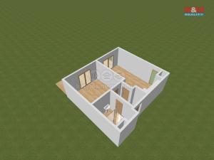 Pronájem bytu 2+kk, Plzeň, Safírová, 45 m2