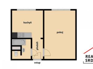 Pronájem bytu 1+1, Karviná, Slovenská, 35 m2