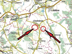 Prodej podílu pole, Chotiněves, 9099 m2