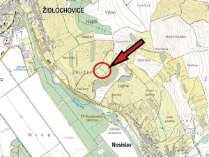 Prodej podílu pole, Nosislav, 683 m2