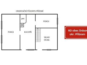 Prodej rodinného domu, Drásov, 60 m2