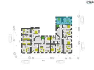 Pronájem bytu 2+kk, Olomouc, Palackého, 48 m2