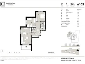 Prodej bytu 3+kk, Praha - Modřany, Zlochova, 86 m2