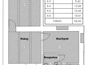 Pronájem bytu 2+1, Praha - Nusle, V luhu, 59 m2