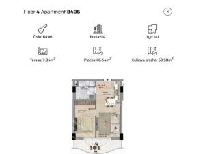 Prodej bytu 2+kk, Golem, kraj Tirana, Albánie, 54 m2