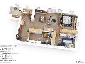 Prodej bytu 4+kk, Olbramovice, 136 m2