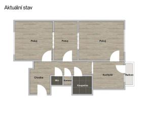 Prodej bytu 3+1, Praha - Bubeneč, Rooseveltova, 81 m2
